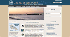 Desktop Screenshot of co.santa-cruz.ca.us