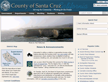 Tablet Screenshot of co.santa-cruz.ca.us