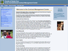 Tablet Screenshot of hracontractmanagement.co.santa-cruz.ca.us